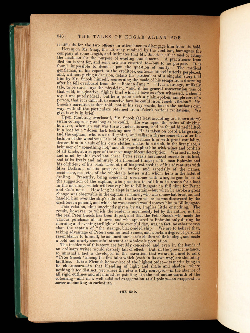 1891 Rare Victorian Edition - The Popular Tales of Edgar Allan Poe