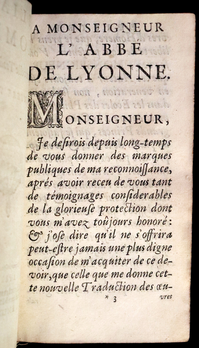 1682 Scarce French Edition illustrated by Schoonebeek - L'Iliade d'Homère. The ILIAD of HOMER.