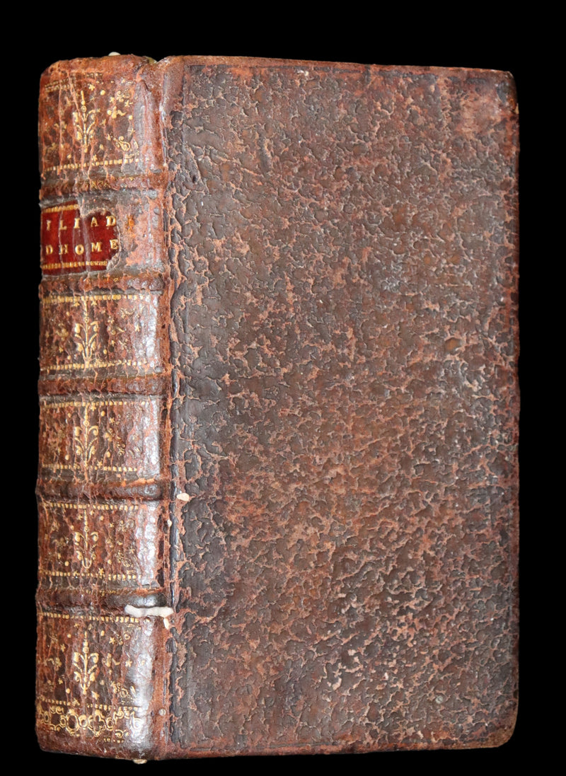 1682 Scarce French Edition illustrated by Schoonebeek - L'Iliade d'Homère. The ILIAD of HOMER.