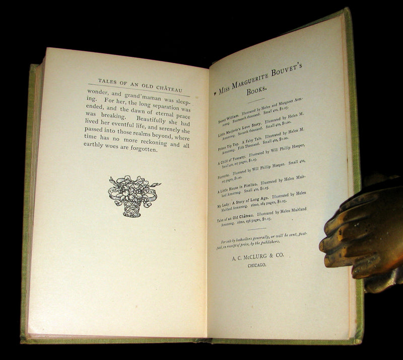 1899 Rare Book - Tales of an Old Chateau illustrated by Helen Maitland Armstrong