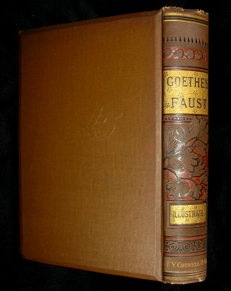 1880 Rare Victorian Book -   Faust - A Tragedy by Goethe, Illustrated by August von Kreling