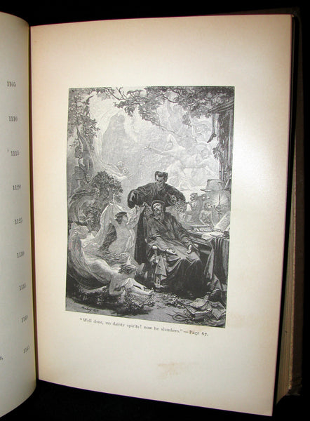 1880 Rare Victorian Book -   Faust - A Tragedy by Goethe, Illustrated by August von Kreling