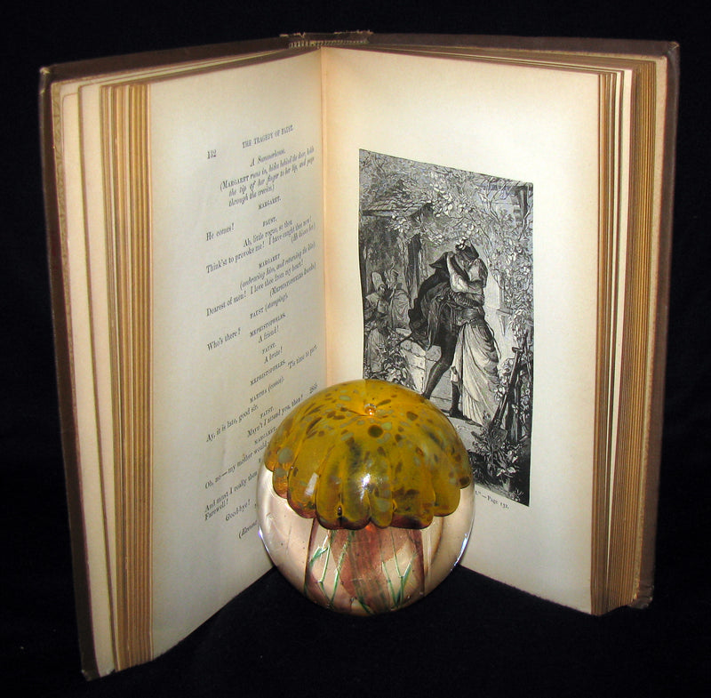 1880 Rare Victorian Book -   Faust - A Tragedy by Goethe, Illustrated by August von Kreling