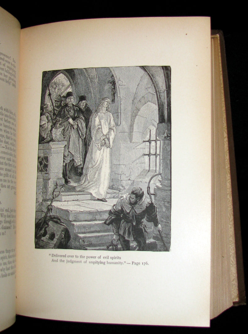 1880 Rare Victorian Book -   Faust - A Tragedy by Goethe, Illustrated by August von Kreling