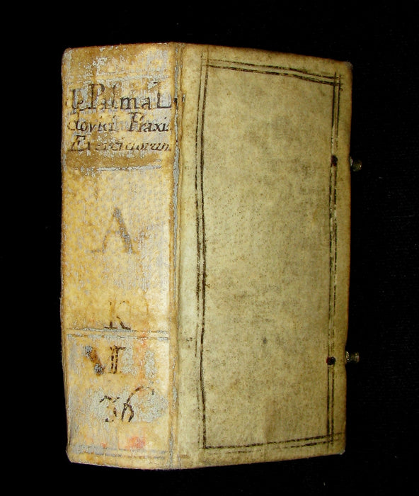 1640 Rare Book with clasps - The Spiritual Exercises taught by Saint Ignatius of Loyola