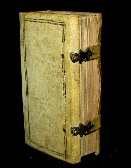 1640 Rare Book with clasps - The Spiritual Exercises taught by Saint Ignatius of Loyola