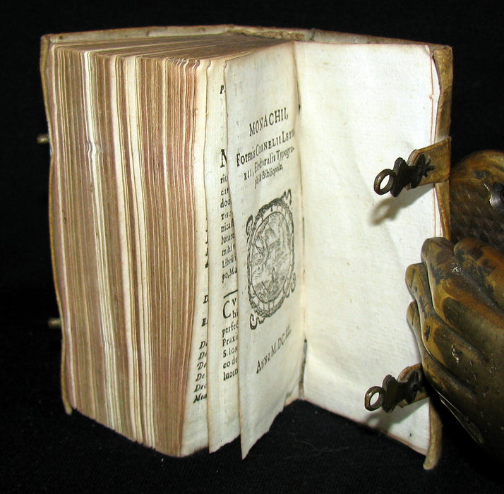 1640 Rare Book with clasps - The Spiritual Exercises taught by Saint Ignatius of Loyola