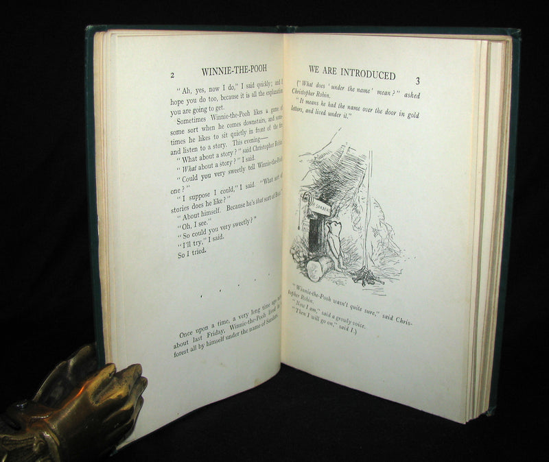 1926  First UK Edition - A. A. Milne & Ernest H. Shepard -  WINNIE-THE-POOH
