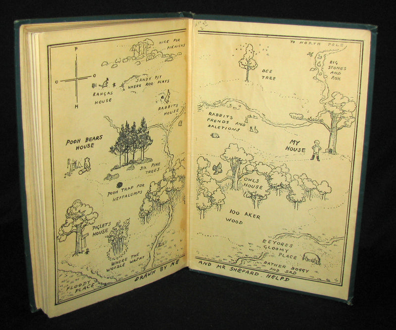 1926  First UK Edition - A. A. Milne & Ernest H. Shepard -  WINNIE-THE-POOH