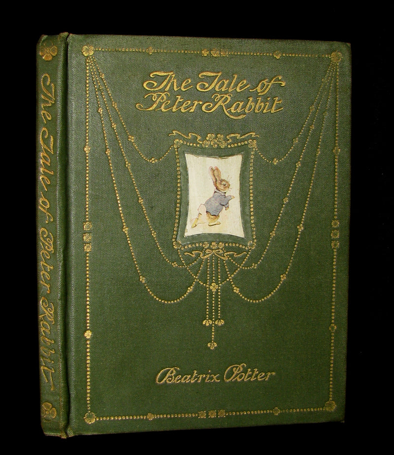 1907 Scarce First Deluxe binding of THE TALE OF PETER RABBIT by Beatrix Potter
