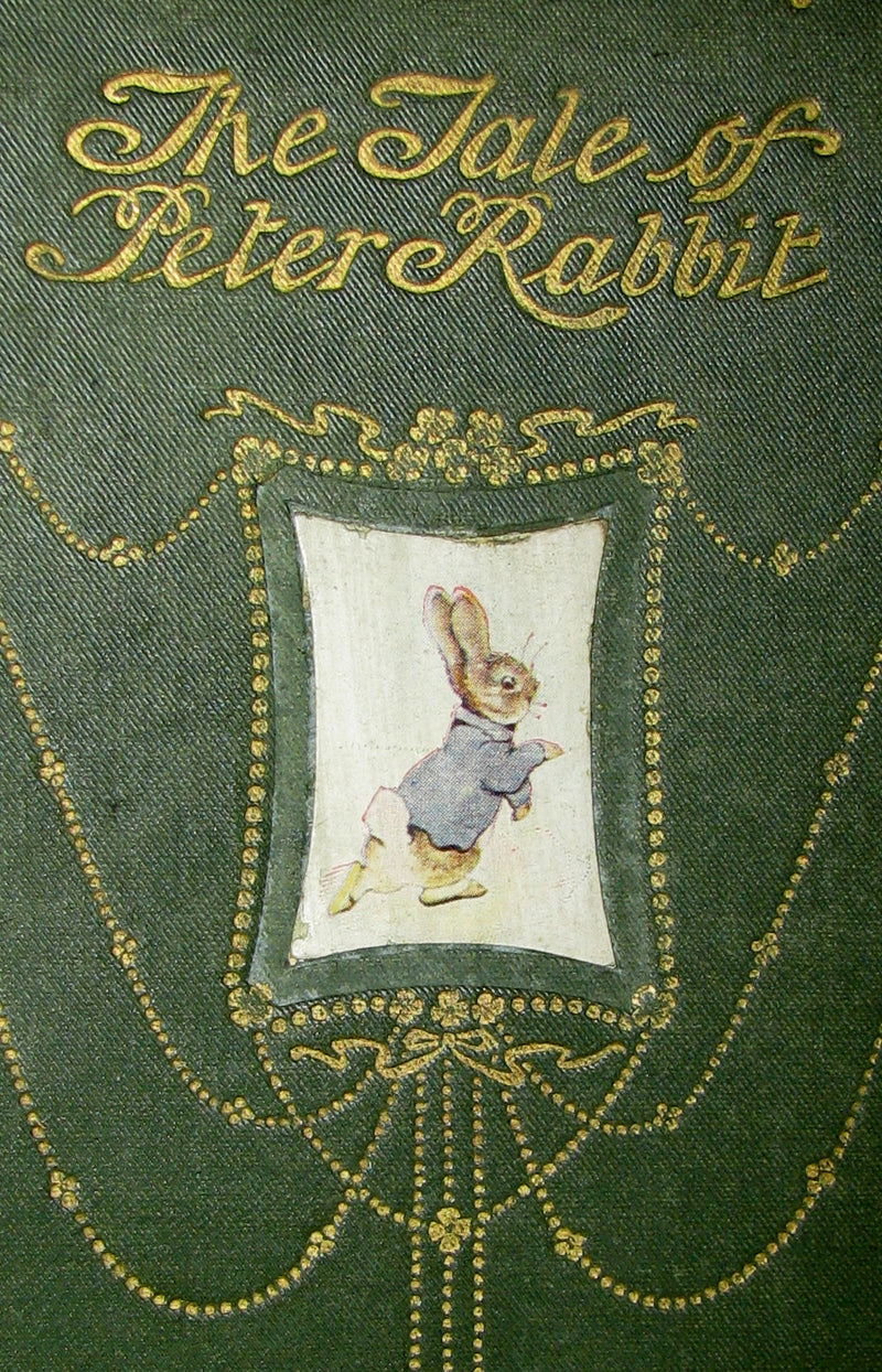 1907 Scarce First Deluxe binding of THE TALE OF PETER RABBIT by Beatrix Potter