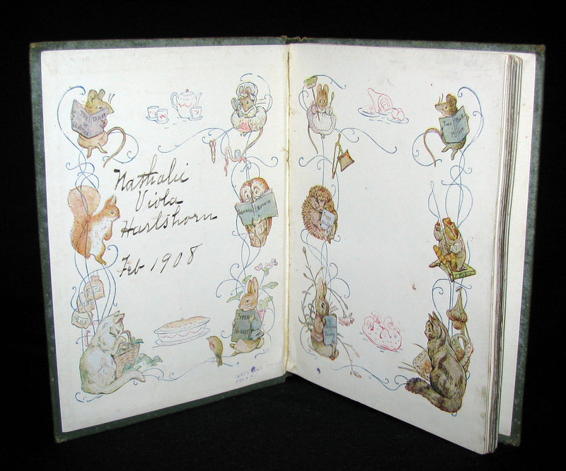 1907 Scarce First Deluxe binding of THE TALE OF PETER RABBIT by Beatrix Potter