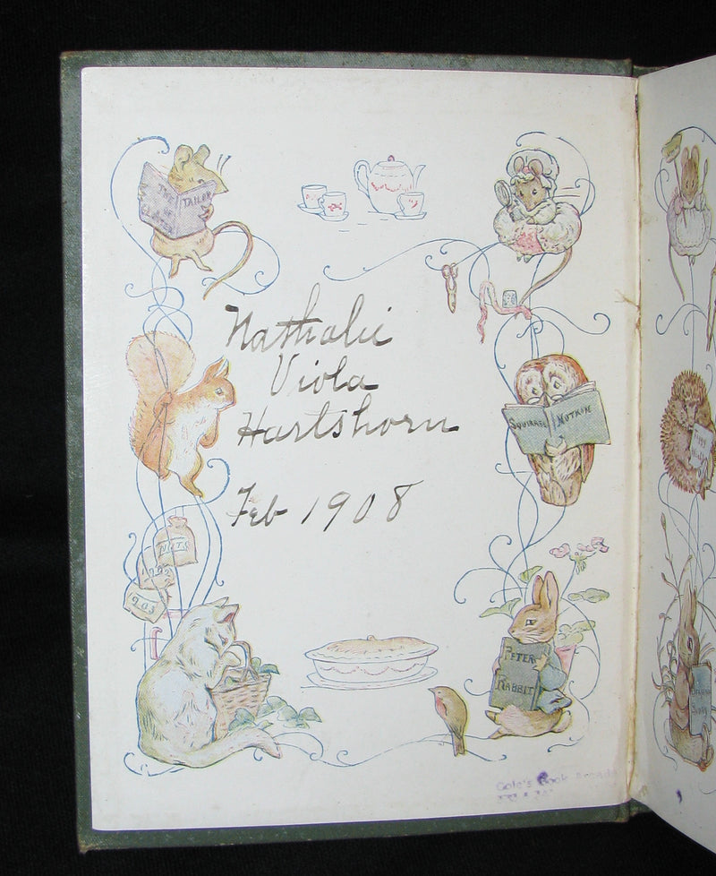 1907 Scarce First Deluxe binding of THE TALE OF PETER RABBIT by Beatrix Potter