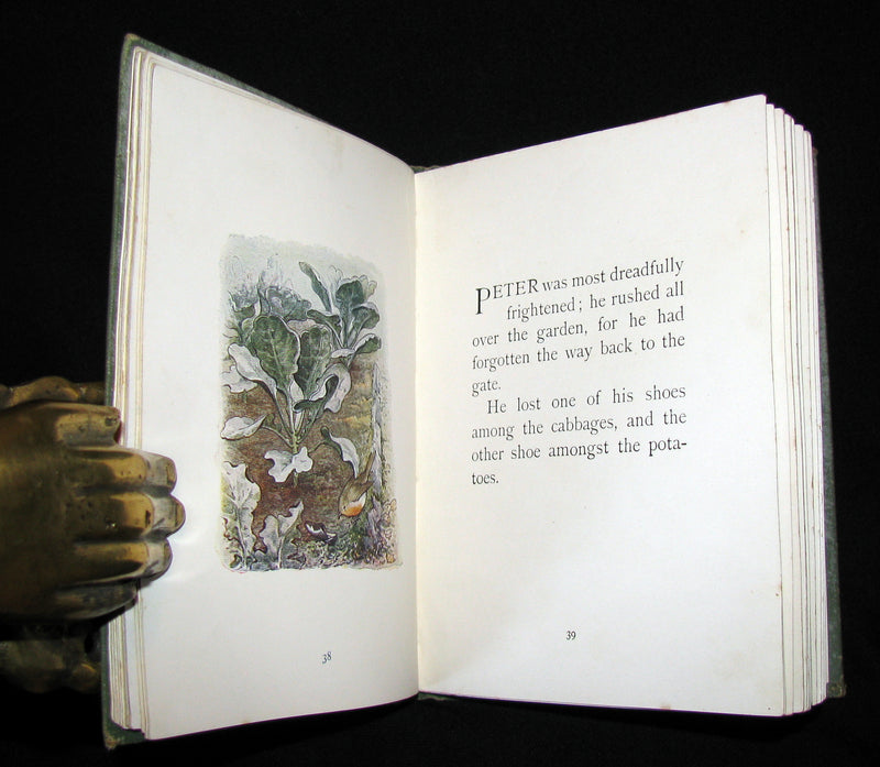 1907 Scarce First Deluxe binding of THE TALE OF PETER RABBIT by Beatrix Potter