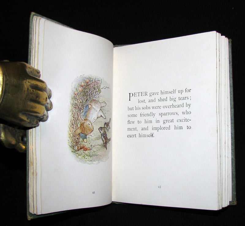 1907 Scarce First Deluxe binding of THE TALE OF PETER RABBIT by Beatrix Potter