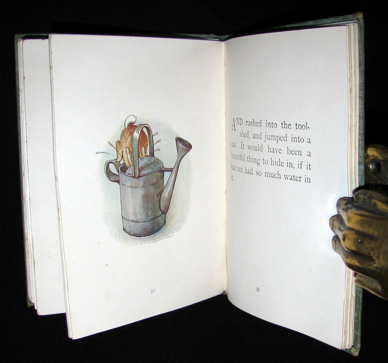 1907 Scarce First Deluxe binding of THE TALE OF PETER RABBIT by Beatrix Potter