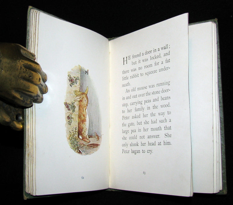 1907 Scarce First Deluxe binding of THE TALE OF PETER RABBIT by Beatrix Potter