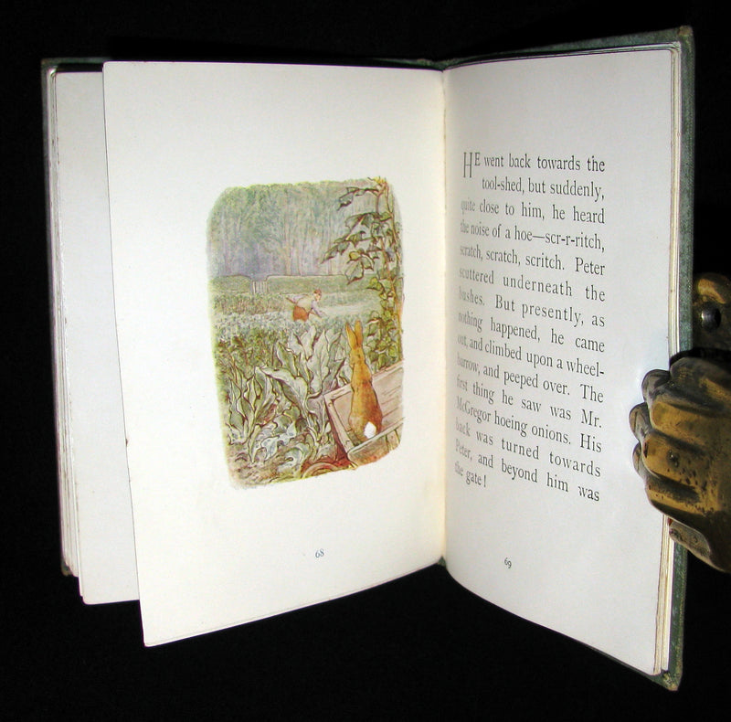 1907 Scarce First Deluxe binding of THE TALE OF PETER RABBIT by Beatrix Potter