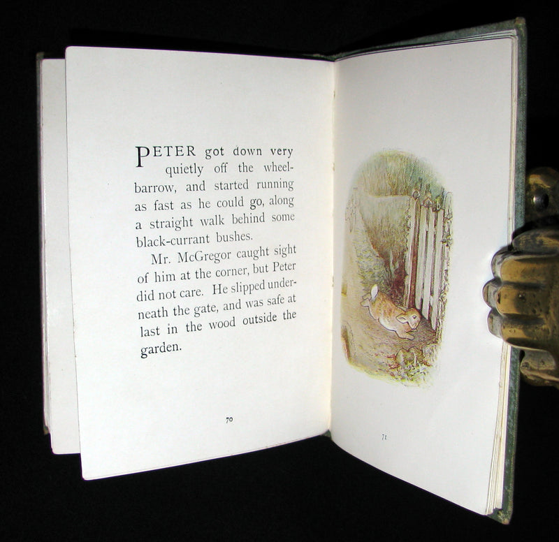 1907 Scarce First Deluxe binding of THE TALE OF PETER RABBIT by Beatrix Potter