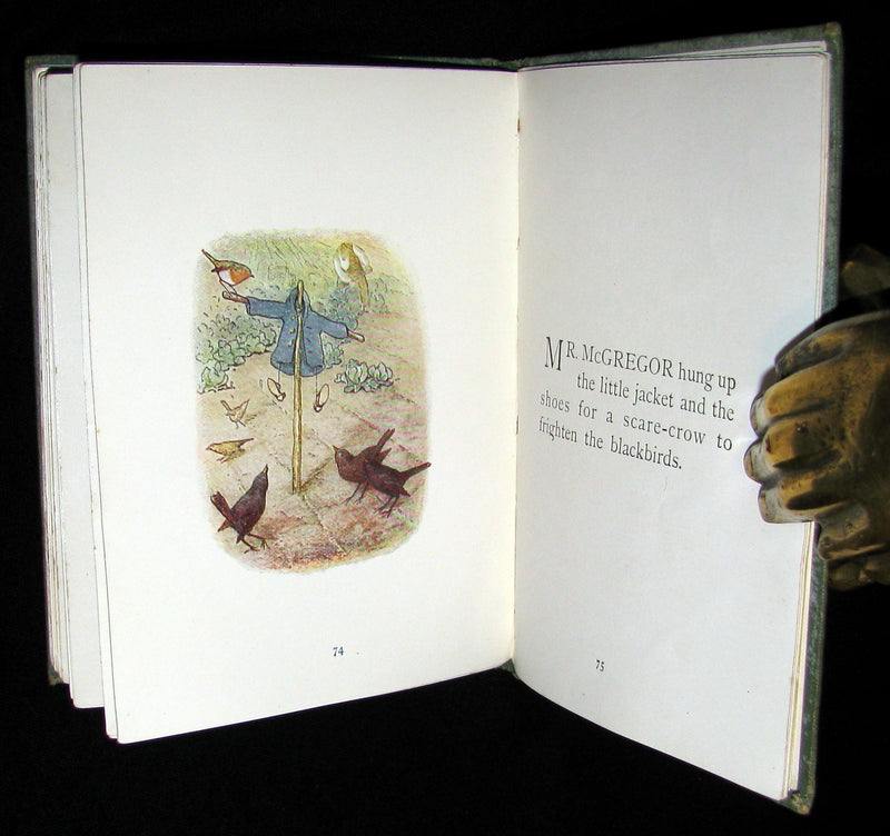 1907 Scarce First Deluxe binding of THE TALE OF PETER RABBIT by Beatrix Potter