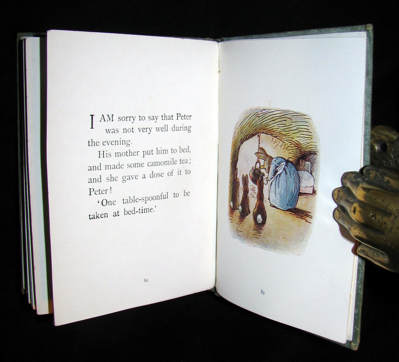 1907 Scarce First Deluxe binding of THE TALE OF PETER RABBIT by Beatrix Potter