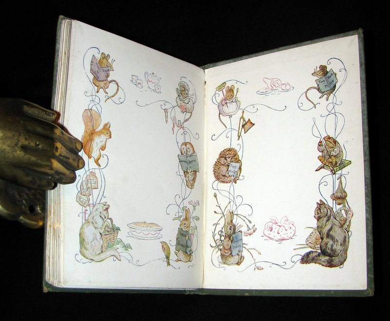 1907 Scarce First Deluxe binding of THE TALE OF PETER RABBIT by Beatrix Potter