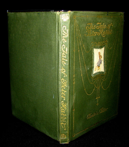 1907 Scarce First Deluxe binding of THE TALE OF PETER RABBIT by Beatrix Potter