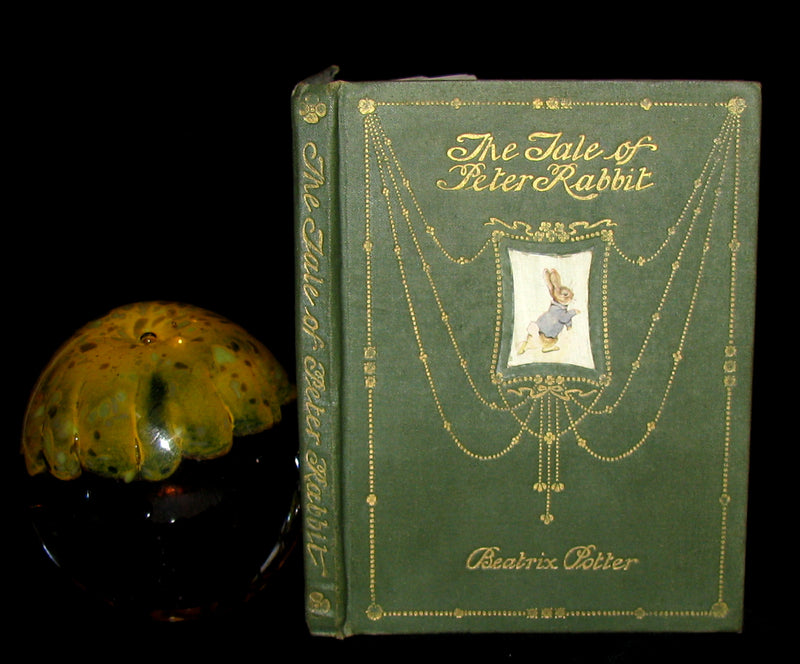 1907 Scarce First Deluxe binding of THE TALE OF PETER RABBIT by Beatrix Potter