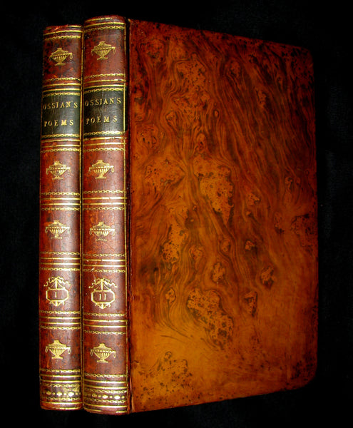 1796 Rare Book set - The Poems of Ossian by James MacPherson