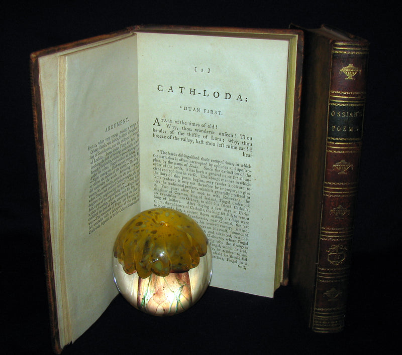 1796 Rare Book set - The Poems of Ossian by James MacPherson