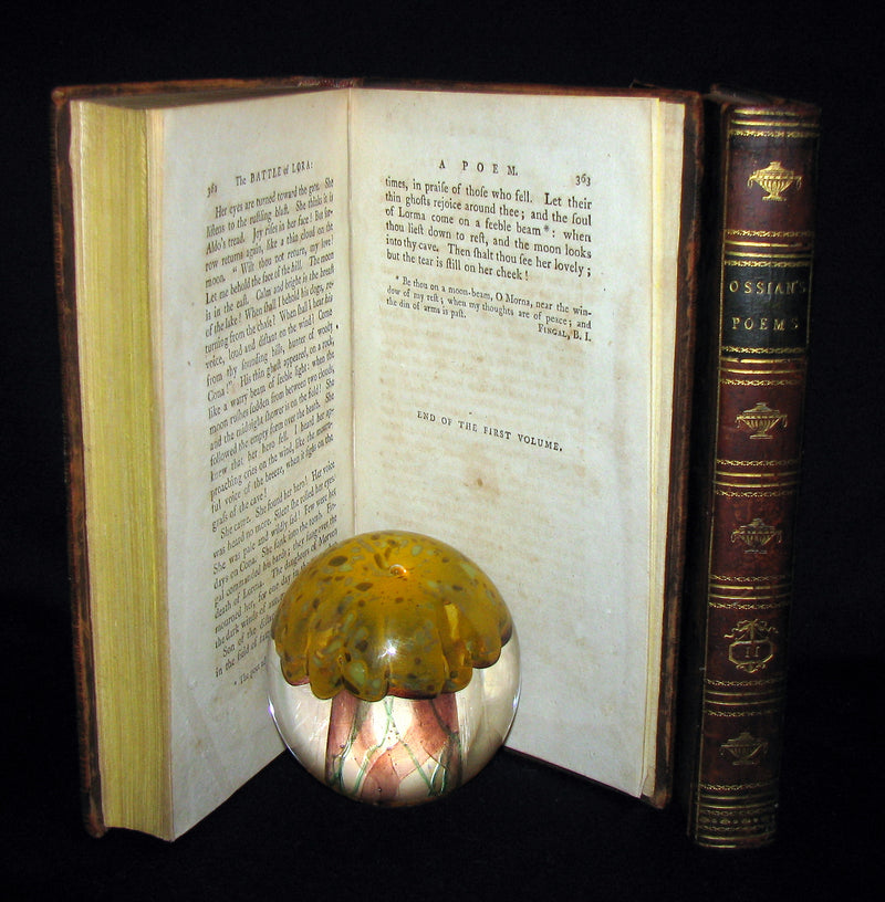 1796 Rare Book set - The Poems of Ossian by James MacPherson