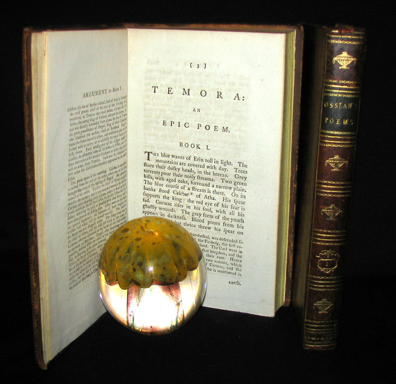 1796 Rare Book set - The Poems of Ossian by James MacPherson