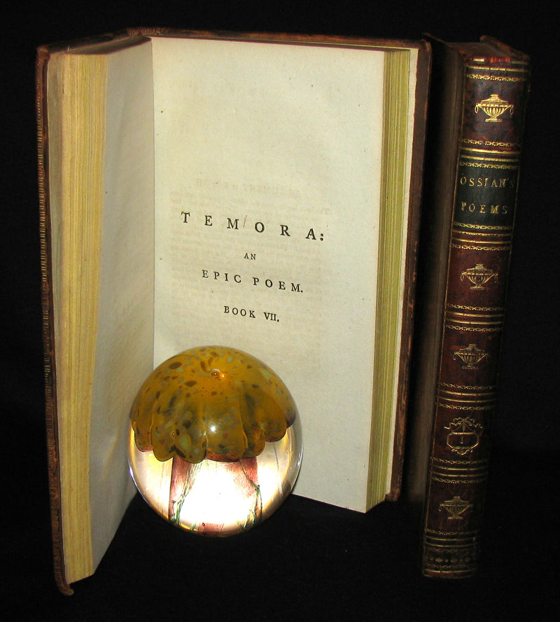 1796 Rare Book set - The Poems of Ossian by James MacPherson