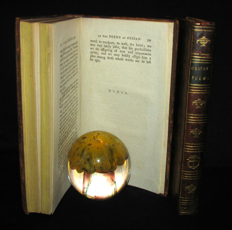 1796 Rare Book set - The Poems of Ossian by James MacPherson