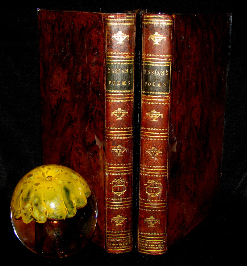 1796 Rare Book set - The Poems of Ossian by James MacPherson