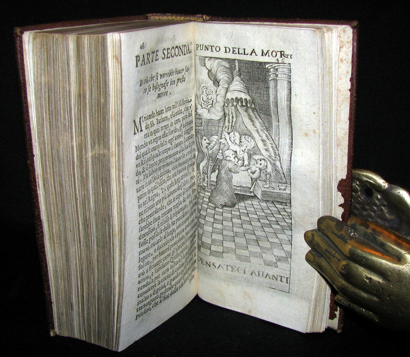 1669 Scarce ROSPIGLIOSI BINDERY WORK - IL CHRISTIANO INTERIORE & with LA FILOSOFIA DEL VERO CHRISTIANO