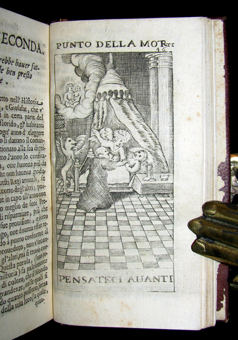 1669 Scarce ROSPIGLIOSI BINDERY WORK - IL CHRISTIANO INTERIORE & with LA FILOSOFIA DEL VERO CHRISTIANO