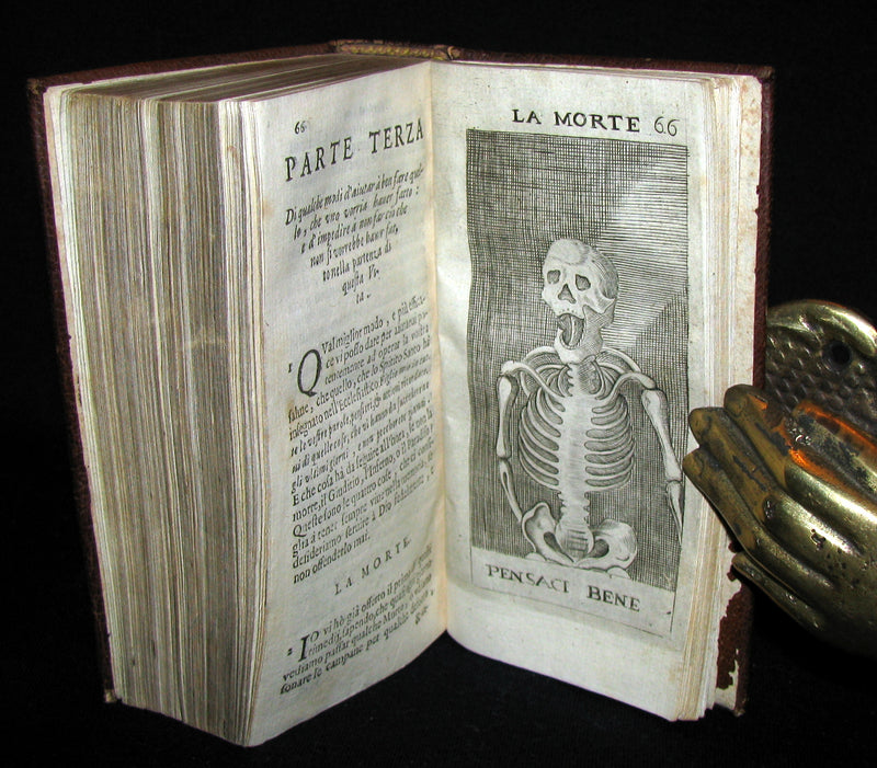 1669 Scarce ROSPIGLIOSI BINDERY WORK - IL CHRISTIANO INTERIORE & with LA FILOSOFIA DEL VERO CHRISTIANO