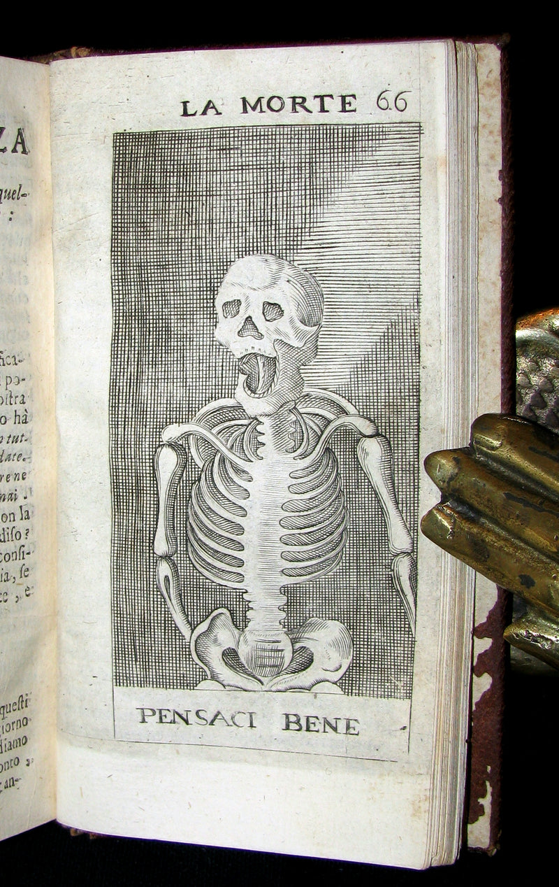 1669 Scarce ROSPIGLIOSI BINDERY WORK - IL CHRISTIANO INTERIORE & with LA FILOSOFIA DEL VERO CHRISTIANO