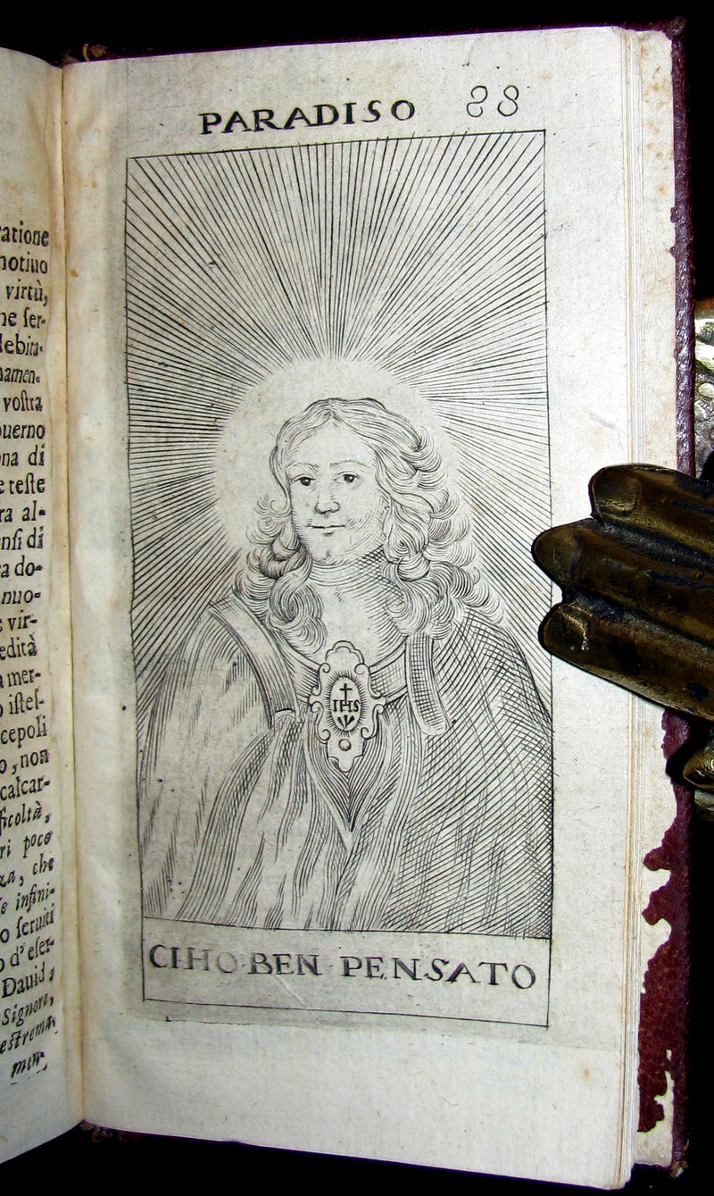 1669 Scarce ROSPIGLIOSI BINDERY WORK - IL CHRISTIANO INTERIORE & with LA FILOSOFIA DEL VERO CHRISTIANO