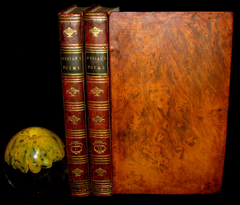 1796 Rare Book set - The Poems of Ossian by James MacPherson