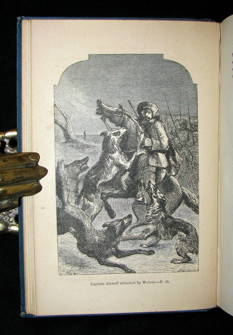 1880 Rare Victorian Book ~ The Young Exiles or The Wild Tribes of the North by Anne Bowman