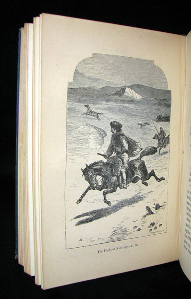 1880 Rare Victorian Book ~ The Young Exiles or The Wild Tribes of the North by Anne Bowman