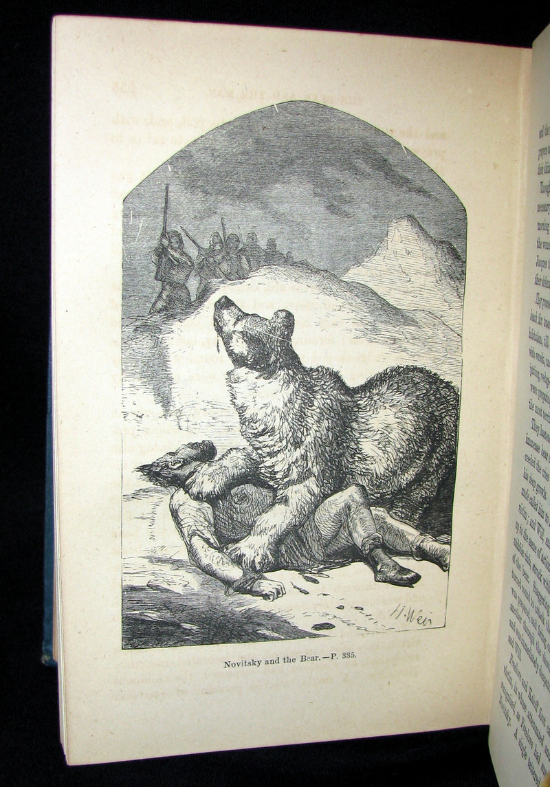 1880 Rare Victorian Book ~ The Young Exiles or The Wild Tribes of the North by Anne Bowman