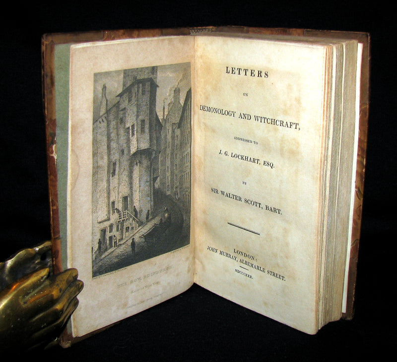 1830 1stED Walter Scott - Letters on Demonology & Witchcraft - WITCHES & FAIRIES