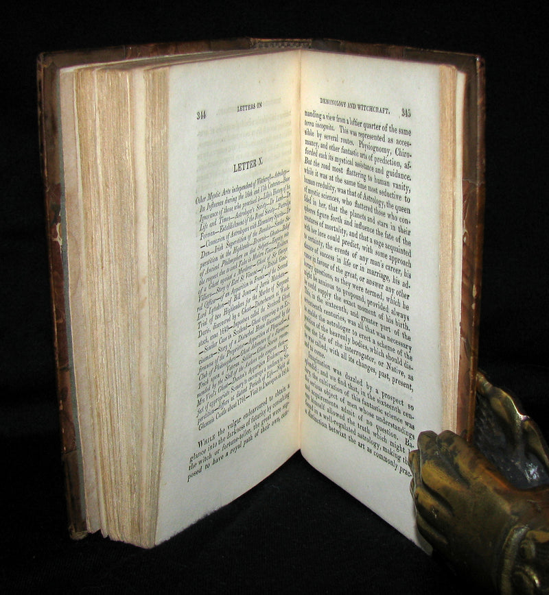1830 1stED Walter Scott - Letters on Demonology & Witchcraft - WITCHES & FAIRIES