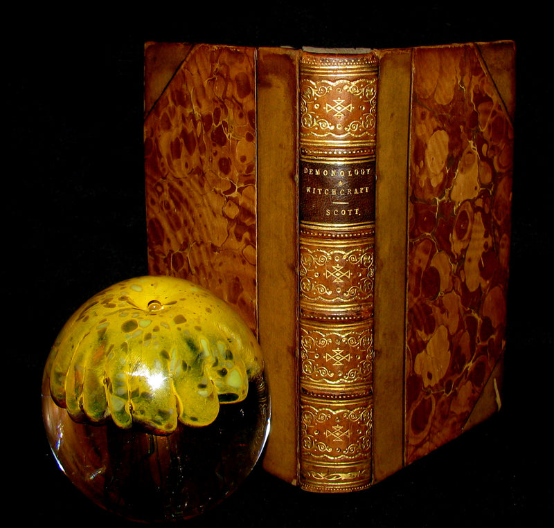 1830 1stED Walter Scott - Letters on Demonology & Witchcraft - WITCHES & FAIRIES