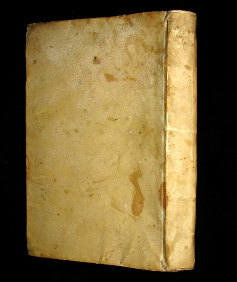 1673 Rare French Vellum Book - Emanuel - the four gospels of Jesus Christ. A Christian Poem.