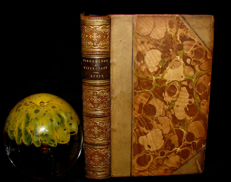 1830 1stED Walter Scott - Letters on Demonology & Witchcraft - WITCHES & FAIRIES