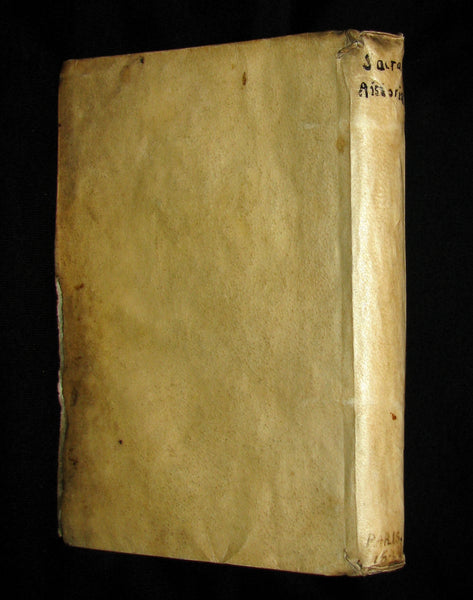 1634 Scarce Latin Vellum Book - History of the World before Christ by Bonaventure Rousseau de Basoches